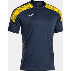 Joma Championship VIII Shirt Korte Mouw Heren - Marine / Geel