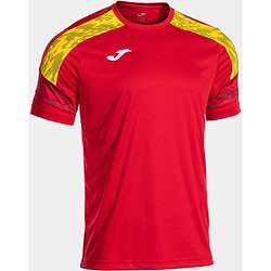 Joma Championship VIII Shirt Korte Mouw Heren - Rood / Geel