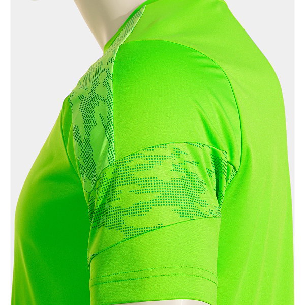 Joma Championship VIII Shirt Korte Mouw Kinderen - Fluo Groen