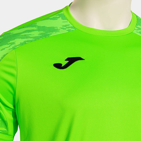 Joma Championship VIII Shirt Korte Mouw Kinderen - Fluo Groen