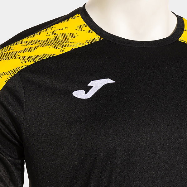 Joma Championship VIII Shirt Korte Mouw Kinderen - Zwart / Geel