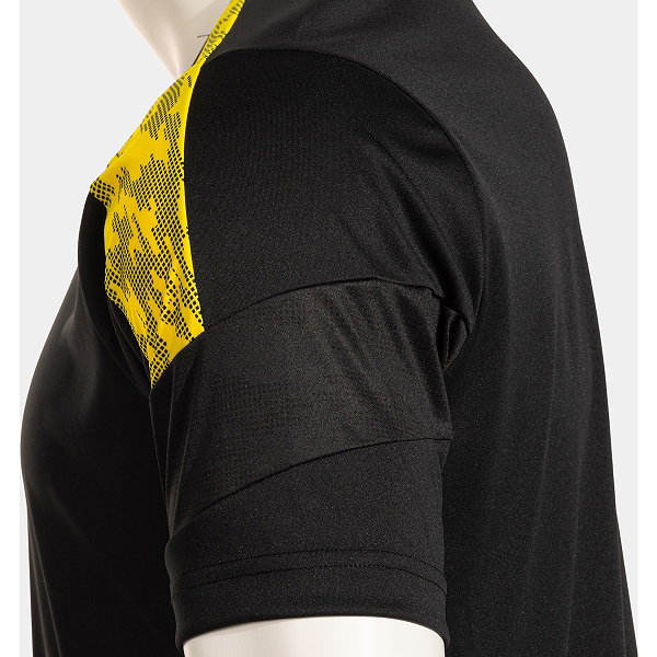 Joma Championship VIII Shirt Korte Mouw Kinderen - Zwart / Geel