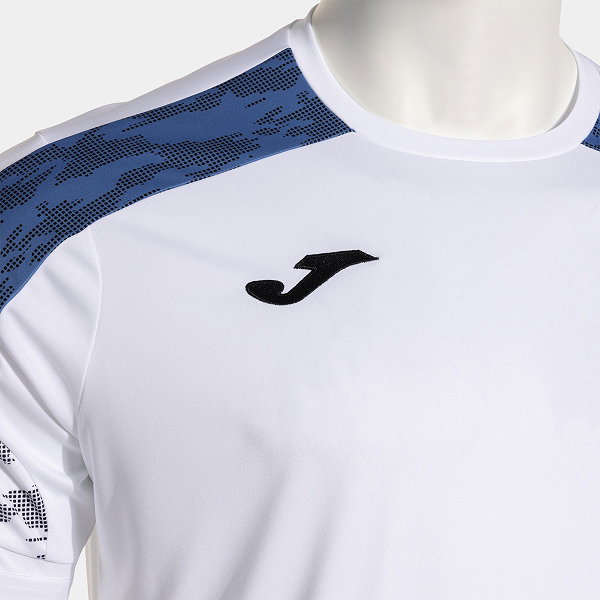 Joma Championship VIII Maillot Manches Courtes Enfants - Blanc / Royal