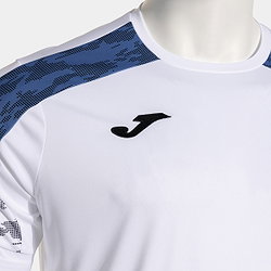 Présentation: Joma Championship VIII Maillot Manches Courtes Enfants - Blanc / Royal
