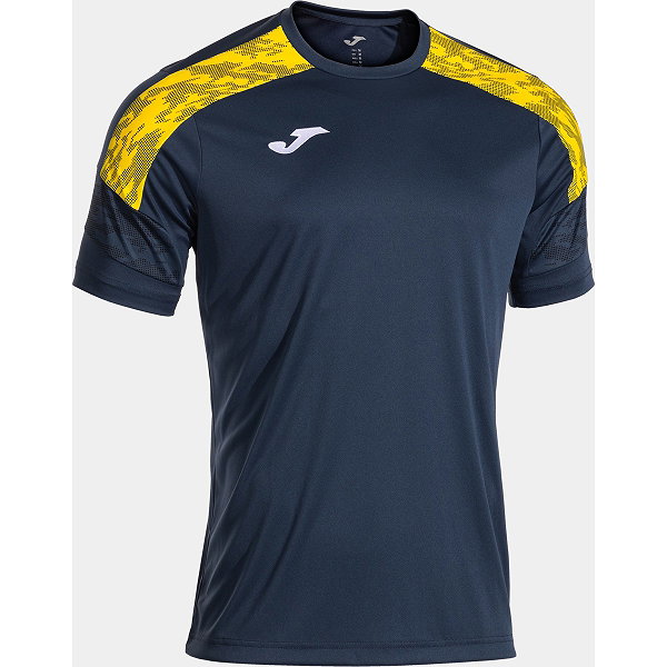 Joma Championship VIII Shirt Korte Mouw Kinderen - Marine / Geel