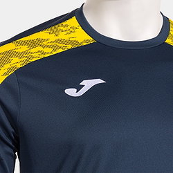 Voorvertoning: Joma Championship VIII Shirt Korte Mouw Kinderen - Marine / Geel