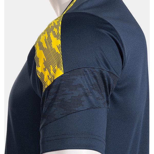 Joma Championship VIII Shirt Korte Mouw Kinderen - Marine / Geel