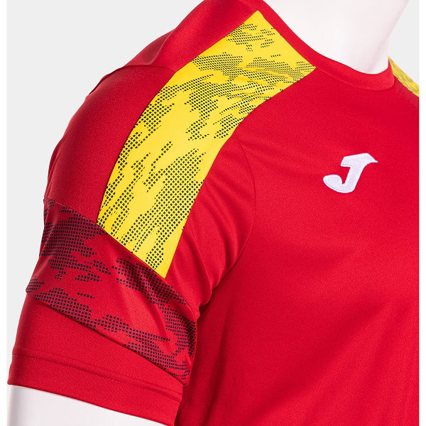 Joma Championship VIII Trikot Kurzarm Kinder - Rot / Gelb