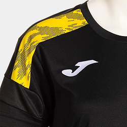 Présentation: Joma Championship VIII Maillot Manches Courtes Femmes - Noir / Jaune