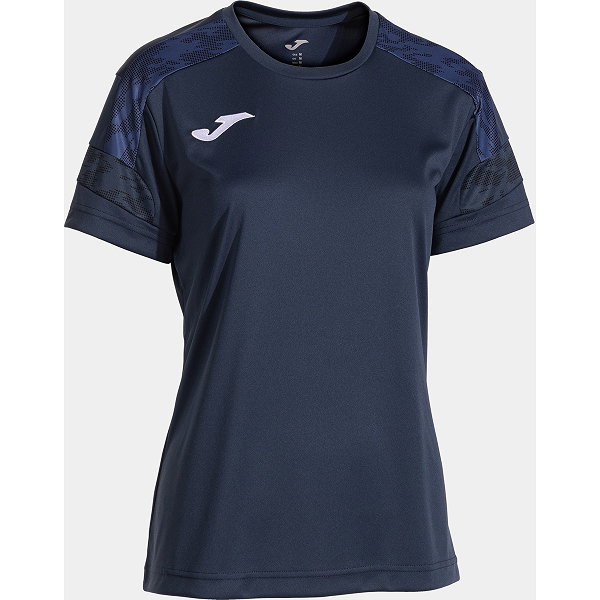 Joma Championship VIII Shirt Korte Mouw Dames - Marine