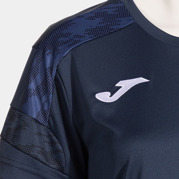 Joma Championship VIII Shirt Korte Mouw Dames - Marine