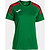 Joma Championship VIII Shirt Korte Mouw Dames - Groen / Rood