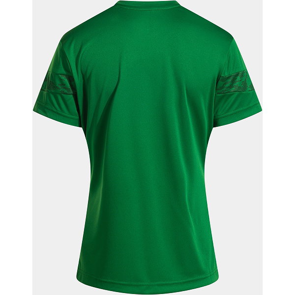 Joma Championship VIII Maillot Manches Courtes Femmes - Vert / Rouge