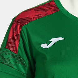 Présentation: Joma Championship VIII Maillot Manches Courtes Femmes - Vert / Rouge