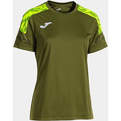 Joma Championship VIII Shirt Korte Mouw Dames - Olijf