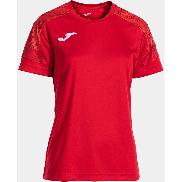 Joma Championship VIII Shirt Korte Mouw Dames - Rood