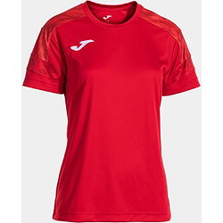 Joma Championship VIII Maillot Manches Courtes Femmes - Rouge