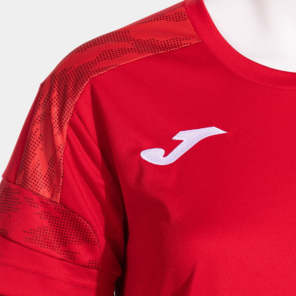 Joma Championship VIII Shirt Korte Mouw Dames - Rood