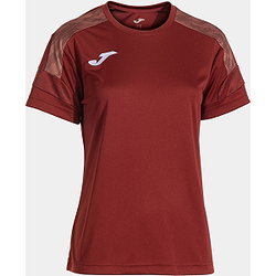 Joma Championship VIII Shirt Korte Mouw Dames - Bordeaux