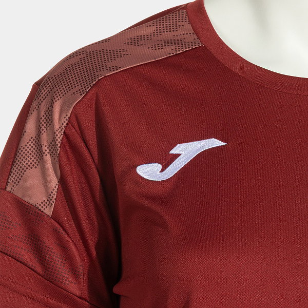 Joma Championship VIII Maillot Manches Courtes Femmes - Bordeaux