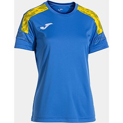 Joma Championship VIII Shirt Korte Mouw Dames - Royal / Geel