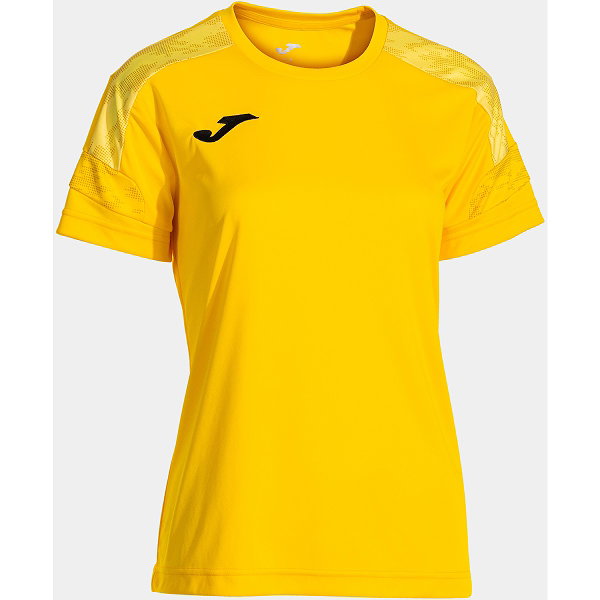 Joma Championship VIII Maillot Manches Courtes Femmes - Jaune