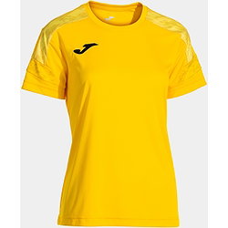 Joma Championship VIII Shirt Korte Mouw Dames - Geel