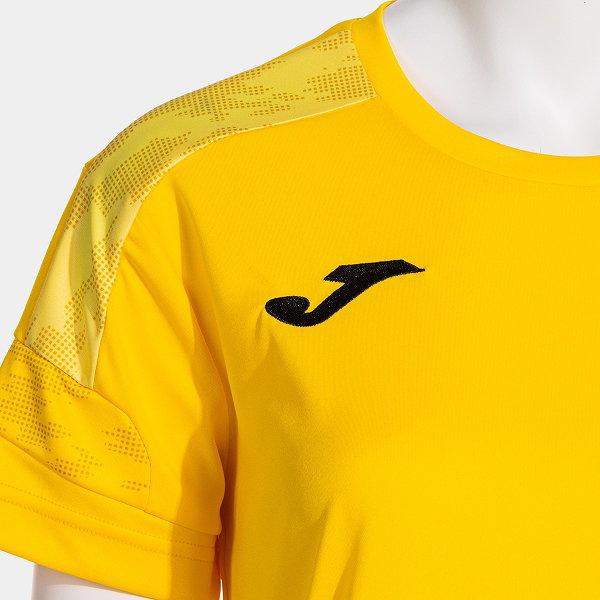 Joma Championship VIII Maillot Manches Courtes Femmes - Jaune