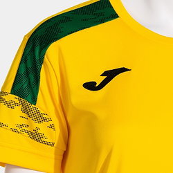 Présentation: Joma Championship VIII Maillot Manches Courtes Femmes - Jaune / Vert