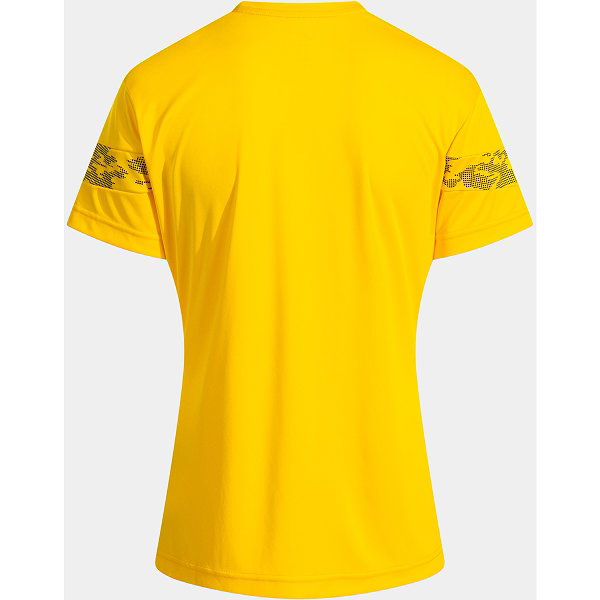 Joma Championship VIII Maillot Manches Courtes Femmes - Jaune / Vert