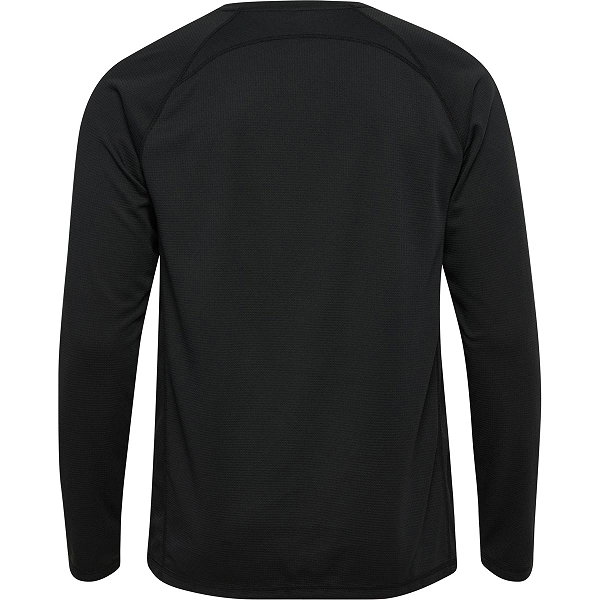 Hummel Momentum Langarm-T-Shirt Herren - Schwarz