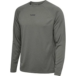 Hummel Momentum T-Shirt Manches Longues Hommes - Castor Gray