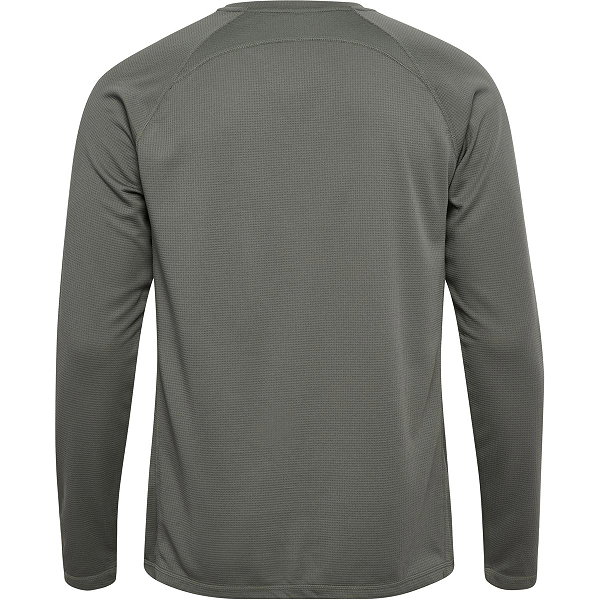Hummel Momentum T-Shirt Met Lange Mouwen Heren - Castor Gray