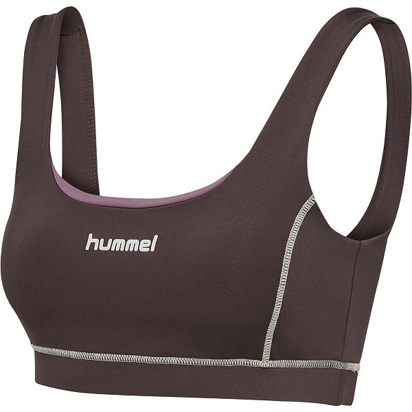 Hummel Pulse Retro Medium Support Brassière De Sport Femmes - Gris