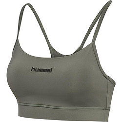 Hummel Prima Medium Support Brassière De Sport Femmes - Castor Gray