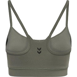 Voorvertoning: Hummel Prima Medium Support Sport-Bh Dames - Castor Gray