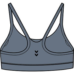 Hummel Prima Medium Support Brassière De Sport Femmes - Bleu