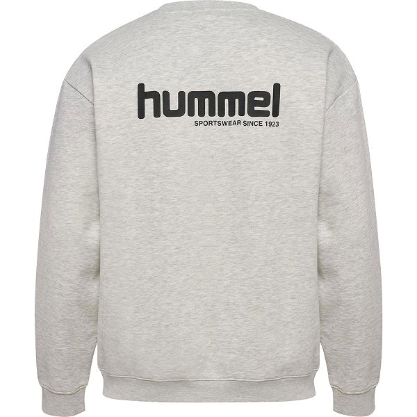Hummel Keeper Graphic Sweater Heren - Lichtgrijs Gemeleerd