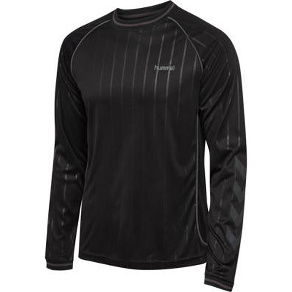 Hummel Pitch Trikot Langarm Herren - Schwarz