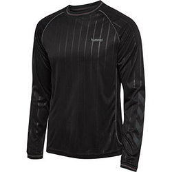 Vorschau: Hummel Pitch Trikot Langarm Herren - Schwarz
