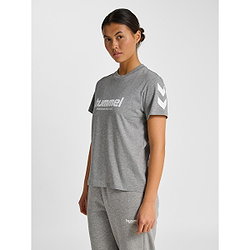 Présentation: Hummel Legacy 2.0 T-Shirt Femmes - Gris Mélange