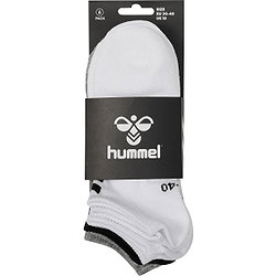 Voorvertoning: Hummel Chevron 6-Pack Ankle Sportsokken - Zwart / Wit / Grijs