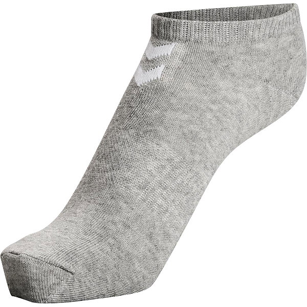 Hummel Chevron 6-Pack Ankle Sportsokken - Zwart / Wit / Grijs