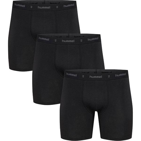 Hummel Comfort 3-Pack Boxershort Functioneel Heren - Zwart