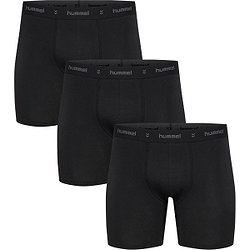 Hummel Comfort 3-Pack Short Boxer Fonctionnel Hommes - Noir