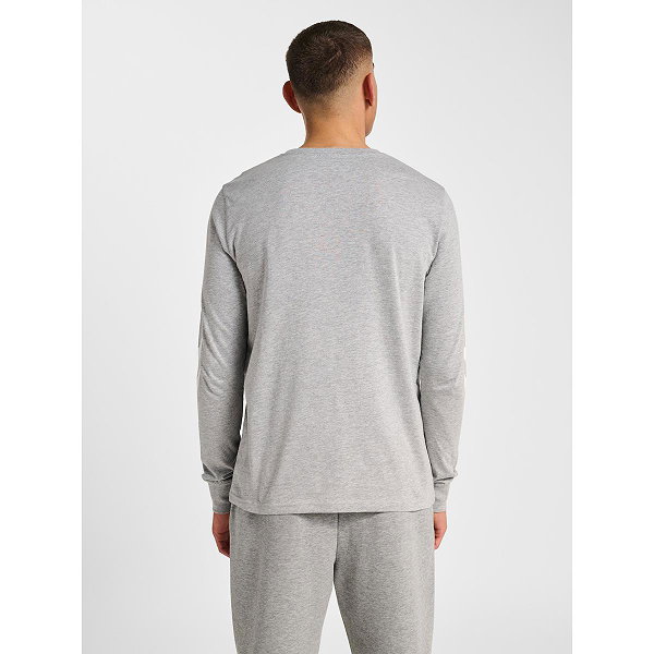 Hummel Legacy 2.0 T-Shirt Manches Longues Hommes - Gris Mélange