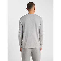 Présentation: Hummel Legacy 2.0 T-Shirt Manches Longues Hommes - Gris Mélange