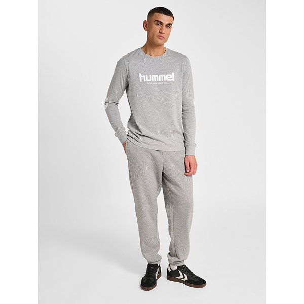 Hummel Legacy 2.0 T-Shirt Manches Longues Hommes - Gris Mélange