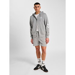 Présentation: Hummel Legacy 2.0 Sweat-Shirt Zippé Hommes - Gris Mélange