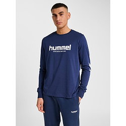 Présentation: Hummel Legacy 2.0 T-Shirt Manches Longues Hommes - Marine